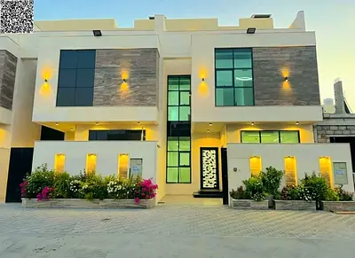 فيلا 5 غرف + روف فاخرة للبيع في الحليو عجمان - تشطيب سوبر ديلوكس - شامل رسوم التسجيل - قريبة من الخدمات والمدارس - تملك حر