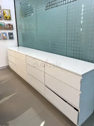 2 White Drawer Cabinets – Only AED 300 for BOTH!