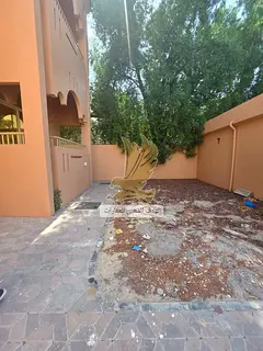 For rent in Al-Rifa'a: a luxurious, fully renovated two-story villa. Area: 7000 sq ft. New split air