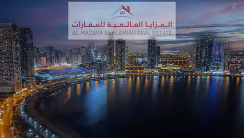 شقة مفروشة غرفتين وصالة وبلكونة بإطلالة بحرية للإيجار الشهري في التعاون