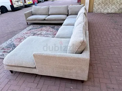 Perfect condition - - - - pan home Corner ushape sofa beige