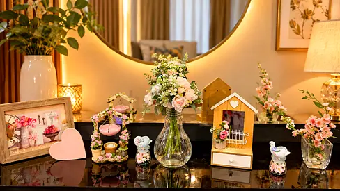 Pink theme decors