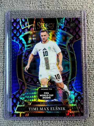 Timi Max Elšnik RC 2025-26 Panini Select Purple Dragon Scale 1/48