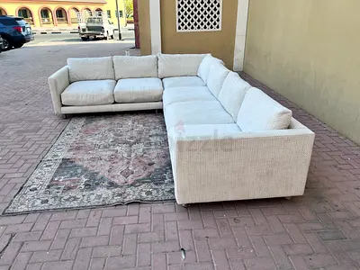 Bernhardt Corner Sofa Beige Excellent Condition