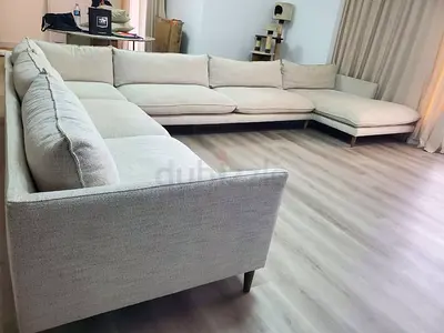 Pan home U shape Sofa Beige