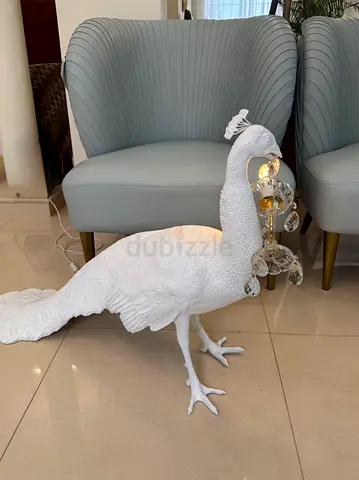 SELETTI Peacock LED lamp design by Marcantonio 100x29cm H69cm