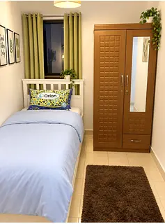 Mid,s room (attached washroom) , clean proffesional flatmates