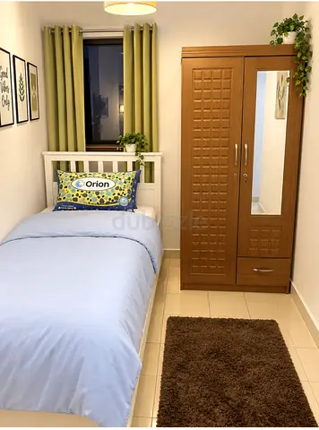 Maid’s room (attached washroom) , clean professional flatmates