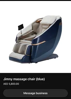 Rotai Full-body electric massage chair (blue) - excellent condition WITH ZERO GRAVITY AND WARRANTY