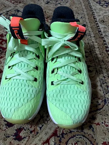 LeBron Witness 7.5 - Light green athletic sneakers - gently used