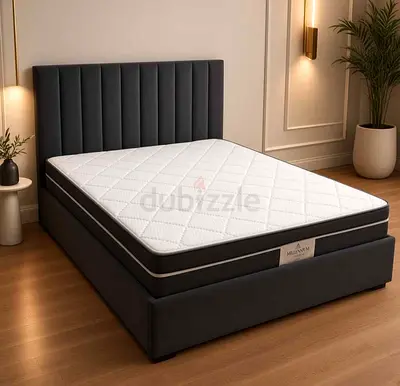 Modren deaign new King size Luxury Family bed With Matttress Available