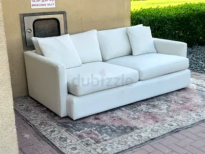 High Quality crate and barrel three Seater sofa