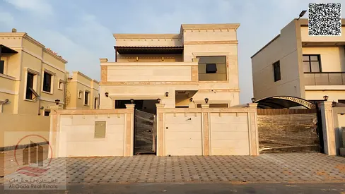 For sale, a villa in Ajman Al Zahia , 4 master rooms, a Majles room, a hall, maid room, freehold for all nationalities, Installment with out