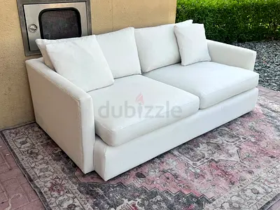 Looks great condition Crate&Barrel 3 Seater Sofa Beige