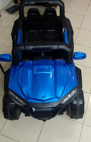 Blue 2-seater Electric Ride-On Car for Kids — Good Condition