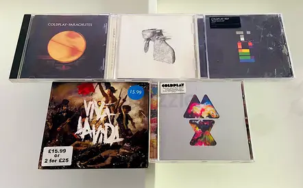 5 Coldplay Music CD’s