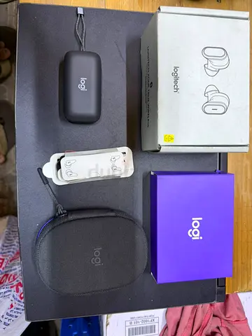 Logitech wireless true wireless earbuds with cases and original box