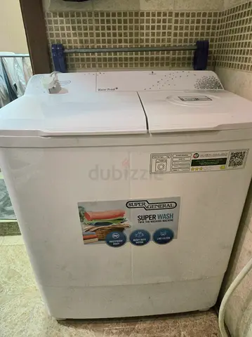 Super General 7kg Twin Tub Semi-Automatic Washing Machine SGW77N