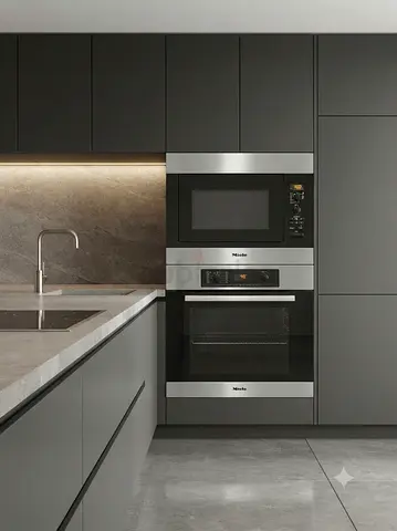 Miele Built-In Oven & Microwave Set – Matching Kitchen Appliance Combination
