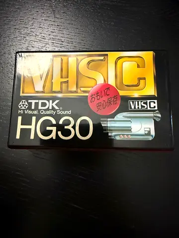TDK HG30 VHS Blank Tape (Sealed)