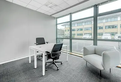 PRIVATE OFFICE SPACE FOR 2 PERSONS FULLY FURNISHED - ALL INCLUSIVE -FREE BANK INSPECTION