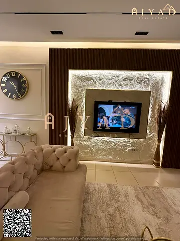 For sale: 2 bed hall apartment in Ajman One Towers, ready to move in, close to Ajman Corniche and all amenities, area (1873 sq ft), furnished