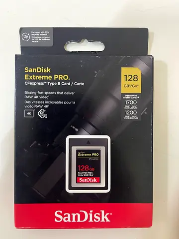 SanDisk Extreme PRO CFexpress Type B 128GB SDCFE-GN4NN 1700/1200 MB/s