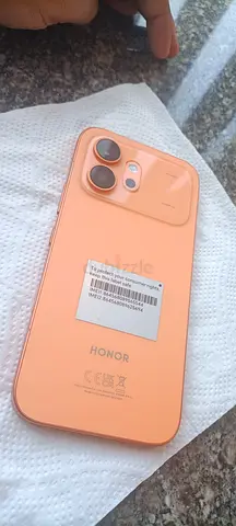 HONOR smartphone - good condition, dual camera, 128GB (peach)