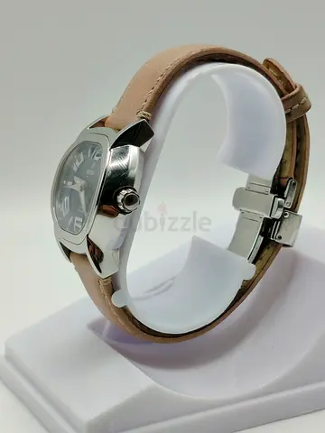 Festina brown leather strap battery operated available