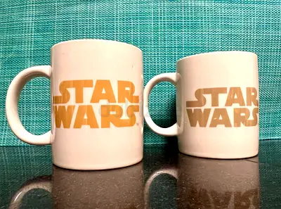 Pair of Star Wars Ceramic Coffee Mugs (2pcs)