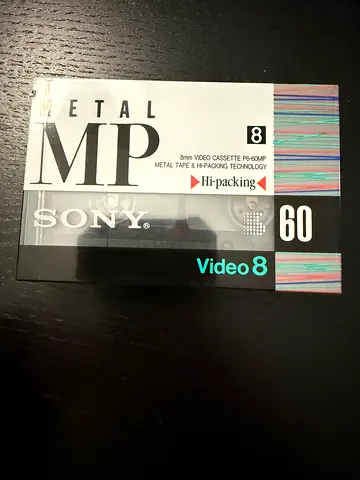 Sony Metal MP Video8 60-minute blank videocassette (sealed)
