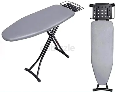 Heavy-Duty Ironing Board with Iron Rest