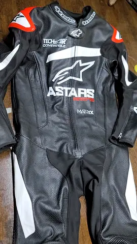 Alpinestars Tech-Air Compatible Motorcycle Racing Leather Suit
