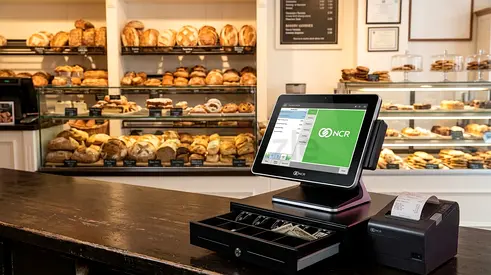 Used NCR Point of Sale (POS) System with Cash Drawer and Receipt Printer Ready to use