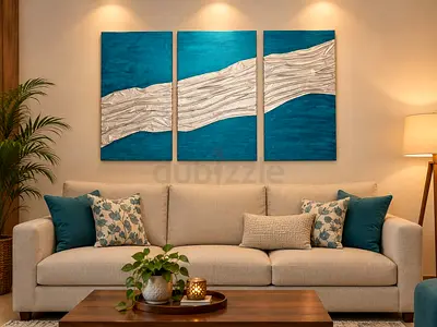 Handcrafted Textured Abstract Wall Art