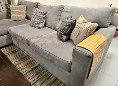 Selling Crate&Barrel Axis Feather FILLED L Shape Sofa