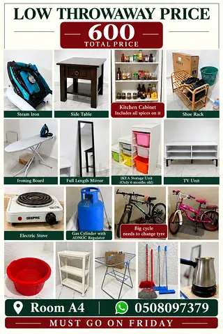 Throw away price - must go tomorrow