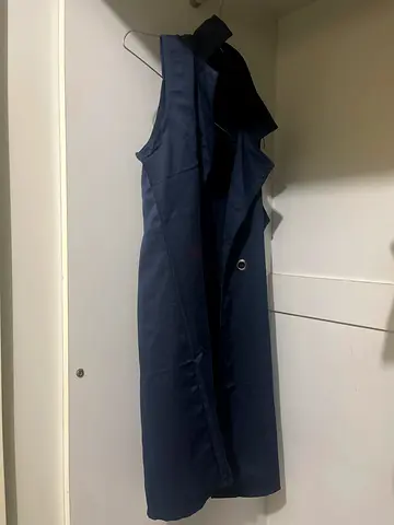 Blue Small Size Sleeveless Jacket