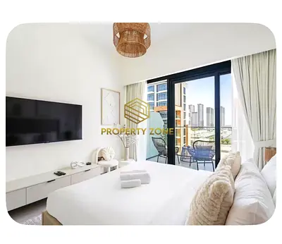 Furnished 1BR Apartment | Balcony Views | Oasiz 2, DSO