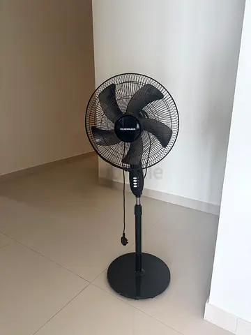 Olsenmark Standing Pedestal Fan - Black