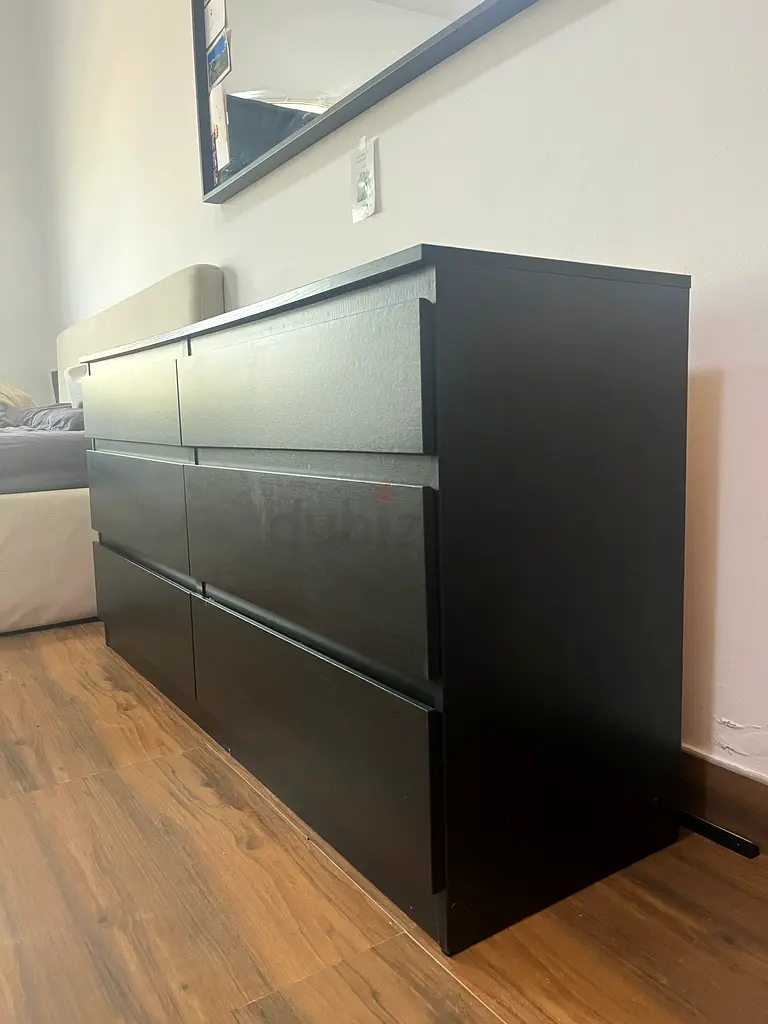 Classifieds: IKEA KULLEN 6-Drawer Dresser Black-Brown