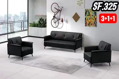 Brand-new Pu Five Seater Office Sofa set Available