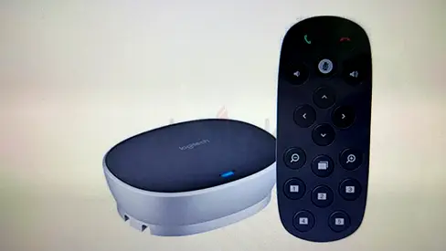 Logitech ConferenceCam Hub and Remote Control