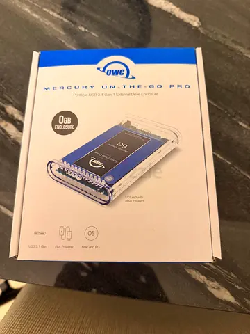 OWC Mercury On-The-Go Pro USB Enclosure - New, No Drive