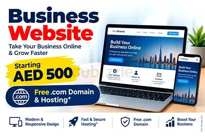 Website Design & Development Dubai - Starting AED 500 | Free Domain + Hosting