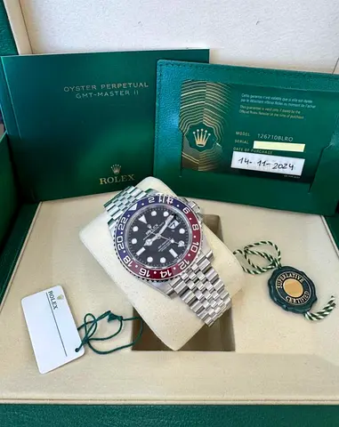Rolex GMT MASTER II Pepsi 1:1 Super Clone With Box and Card