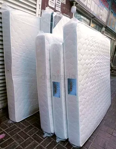 Set of New White Single and Double Mattresses - Various Sizes Available