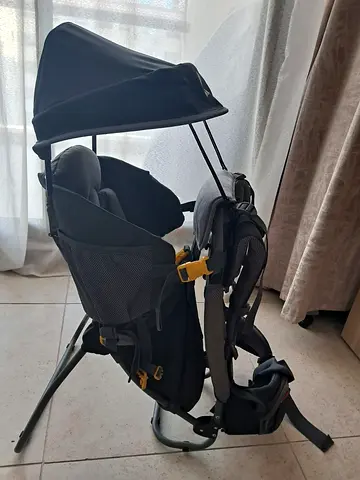 Used Baby Carrier Backpack with Sun Canopy - Good Condition