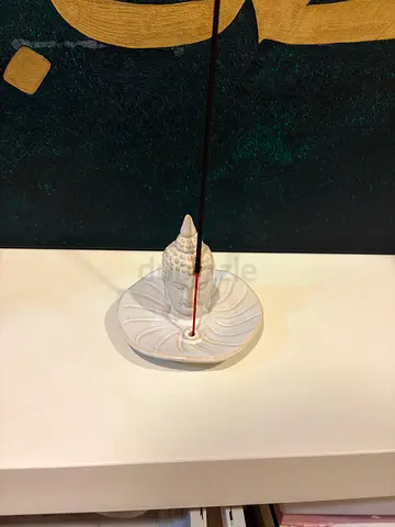 Ceramic Buddha Head Incense Burner Holder