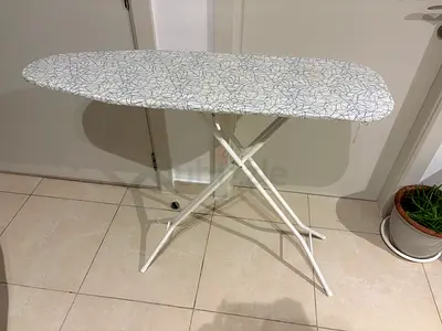 Sturdy Folding Ironing Board with Fabric Cover